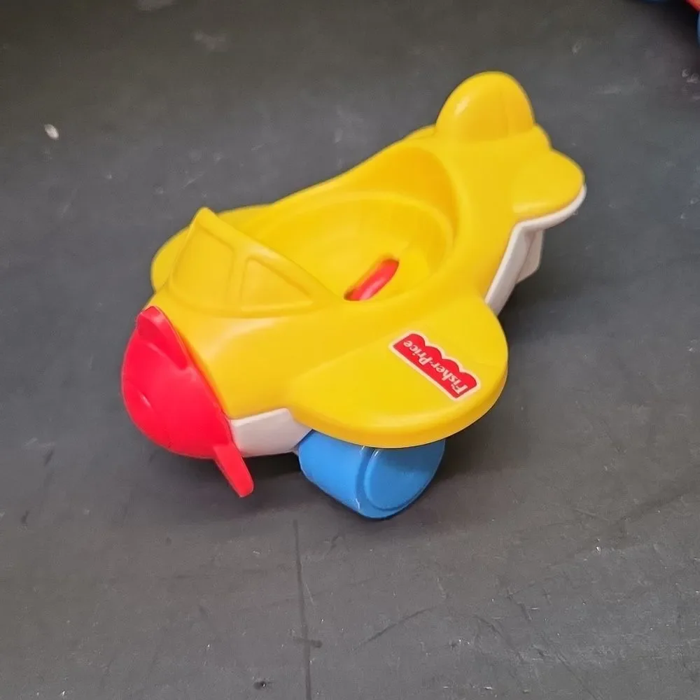 Vintage Hasbro‎ Playskool Tractor/wagon, FP Plane and 2 Zoo Zoo shakers